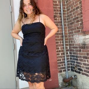 🖤 Black Short Lace Dress 🖤